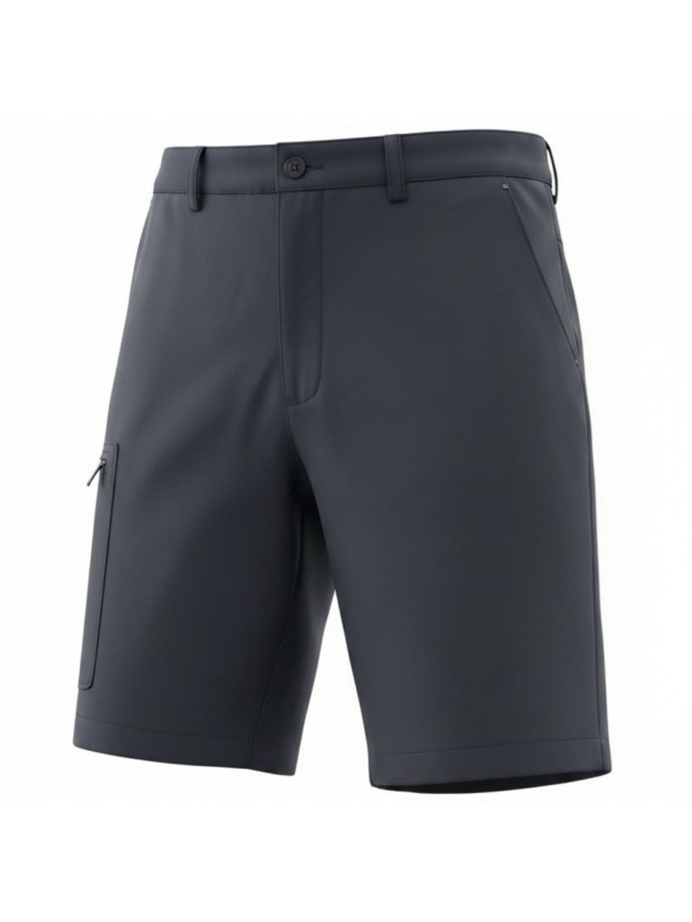GRAND SLAM GOLF Men's Polyester Flat Front Black Shorts Size 34 Inseam 10